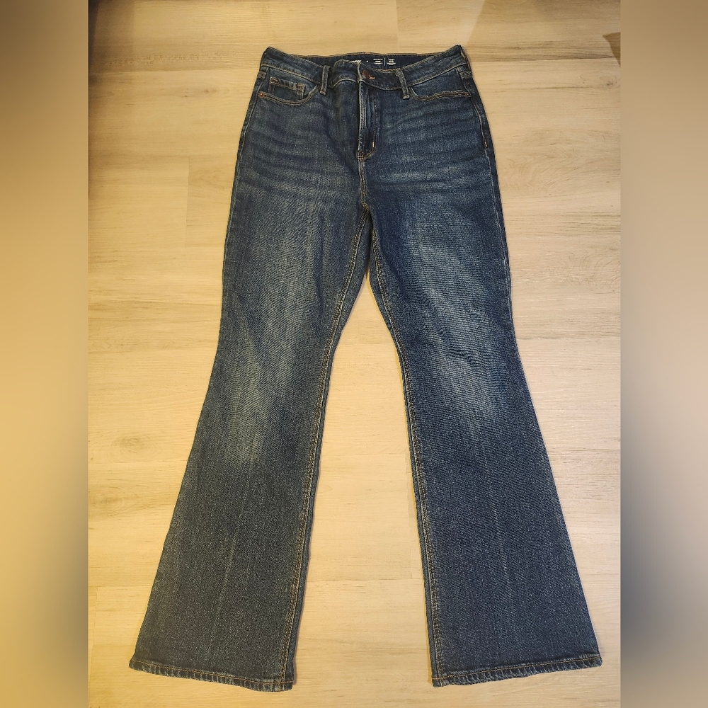 Old Navy Dark Blue Flare Jeans